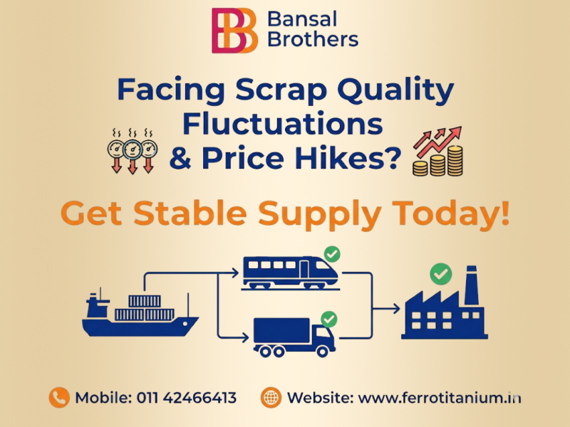 Facing Scrap Quality Fluctuations & Price Hikes? Get Stable Supply Today
