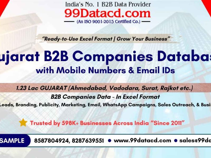 List of Companies in Gujarat with Email & Phone Numbers (Excel)