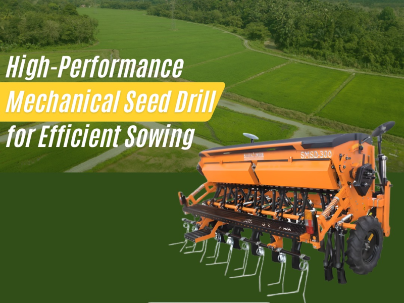 High-Performance Mechanical Seed Drill for Efficient Farming