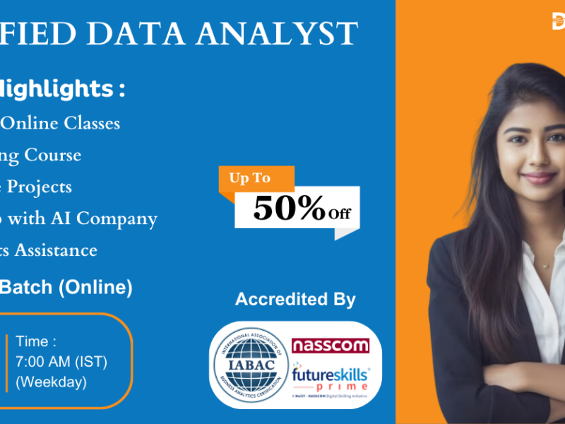 DataMites Data Analyst Certification in Bangalore