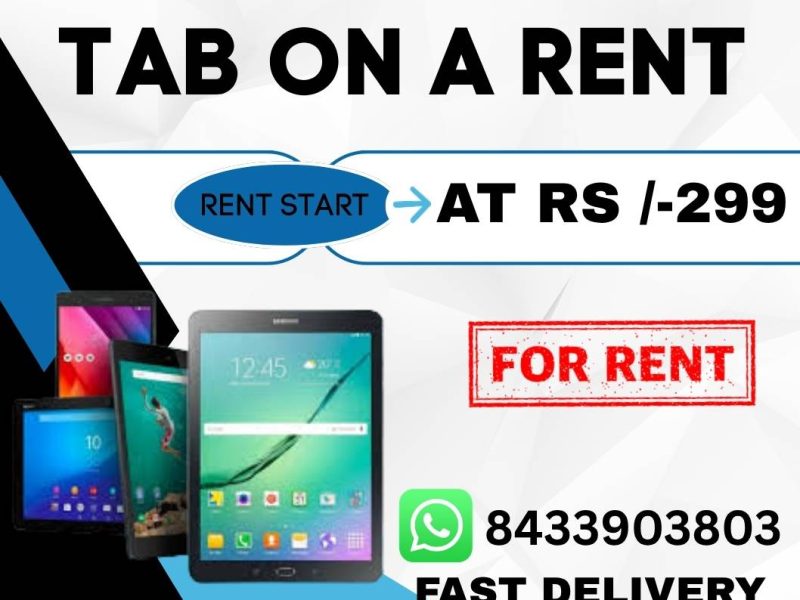 Rent a Tab on start at rs.299/-