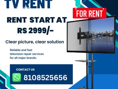 TV on rent start at rs 2999/- only