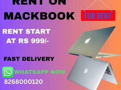 Rent a Macbook on start at rs.999/-