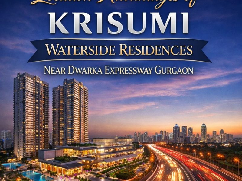 Invest in Krisumi Waterside Residences Near NH-48 & IGI Airport Gurgaon