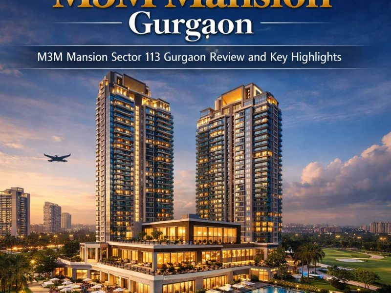M3M Mansion SCDA Sector 113 Gurgaon Golf Facing Flats