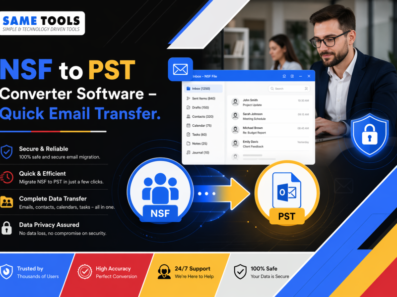 NSF to PST Converter Software – Quick Email Transfer