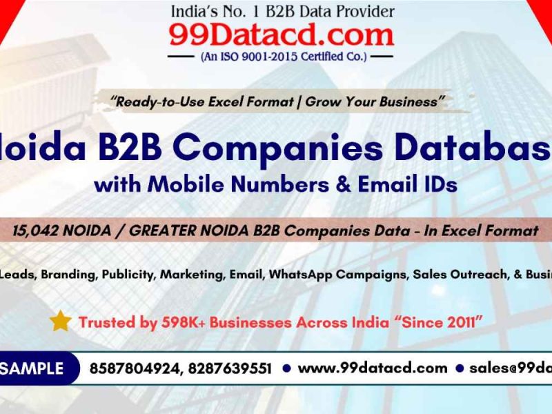 Buy List of Companies in Noida– Verified & Ready to Use