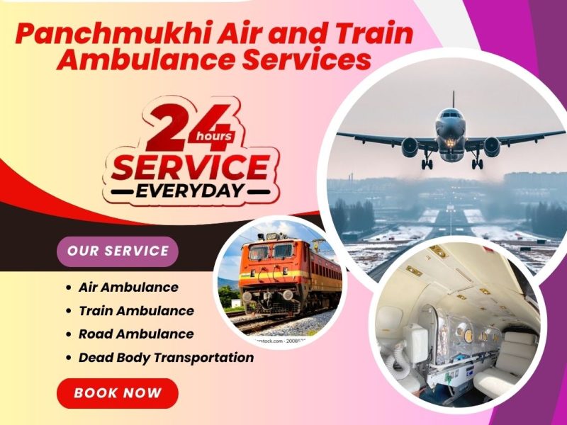 Panchmukhi Air and Train Ambulance Ranchi- relocation of critical patients done without unevenness