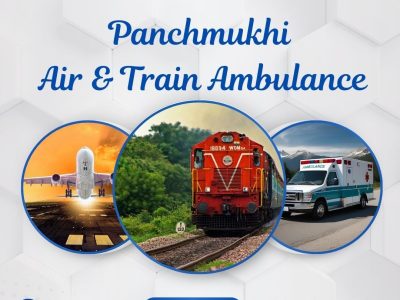 Panchmukhi Train Ambulance from Ranchi- risk is minimal and safety is highest