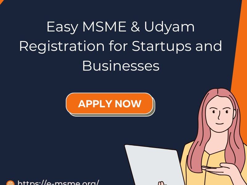 Easy MSME & Udyam Registration for Startups and Businesses