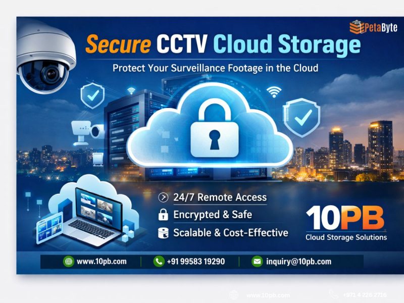 Secure CCTV Cloud Storage Solutions | 10PB India