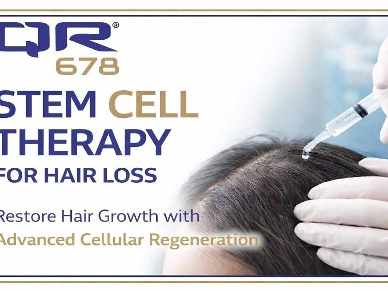 Stem Cell Therapy for Hair Loss at QR678 Clinic India