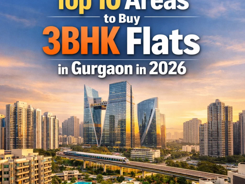 Best Locations for 3BHK Flats in Gurgaon 2026: Prices, Growth & ROI