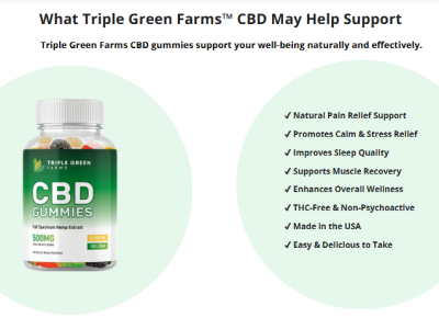 Triple Green Farms CBD Gummies – Nutritious Greens Made Delicious