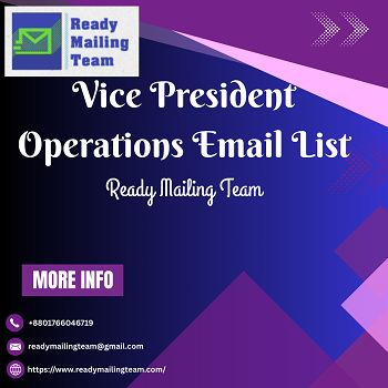 Reach Senior Decision-Makers with a Verified VP of Operations Email Address List