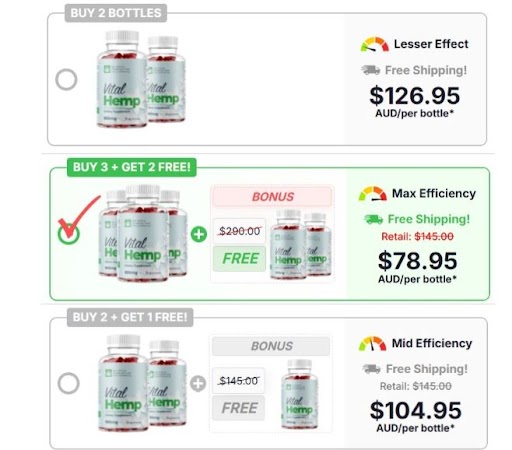 Get Natural Relief with Vital Hemp CBD Gummies 800mg AU-NZ