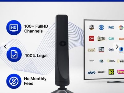 WaveMax Antenna – 100+ Free HD Channels | No Monthly Fees | Easy Setup