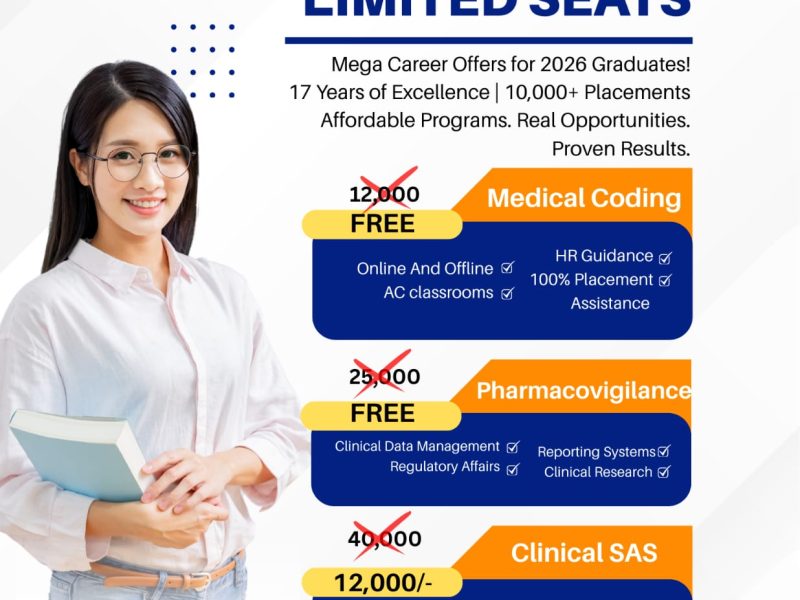 Pharma Career Offers 2026 – Start Your Career Today