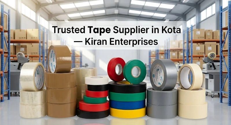 Trusted Industrial Adhesive Tape Supplier in Kota Rajasthan for Bulk & Retail