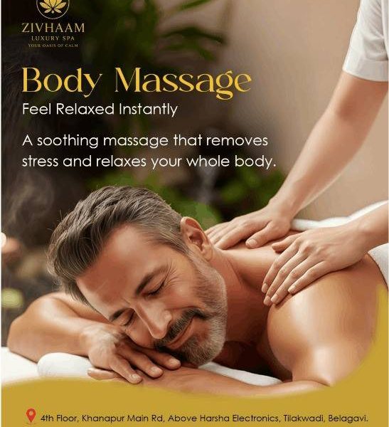 Say Goodbye to Stress – Full Body Massage | Zivhaam Luxury Spa, Belagavi