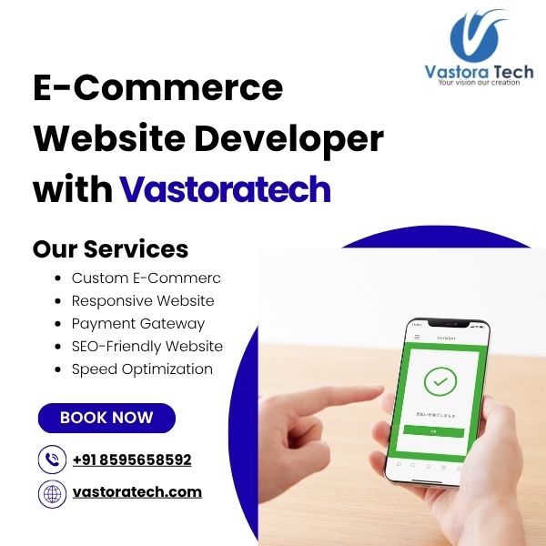 Skilled Ecommerce Website Developer By Vastoratech