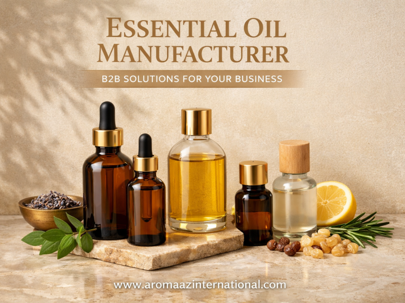 Essential Oil Manufacturer – Bulk Supply & Wholesale by Aromaaz International