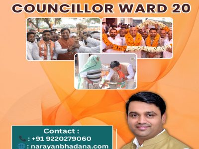 Narayan Bhadana, Councillor of Ward 20