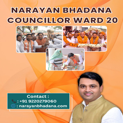 Narayan Bhadana, Councillor of Ward 20