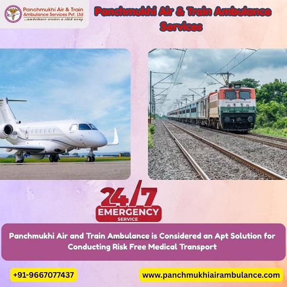 Panchmukhi Air and Train Ambulance Service in Bhubaneswar can Help Relocate Patients with Comfort
