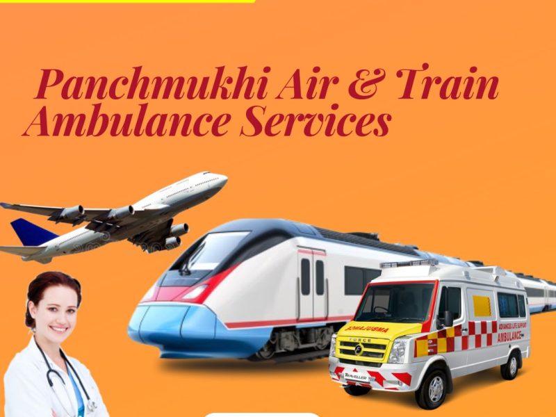 Panchmukhi Air and Train Ambulance Services in Delhi: Offering immediate booking facilities