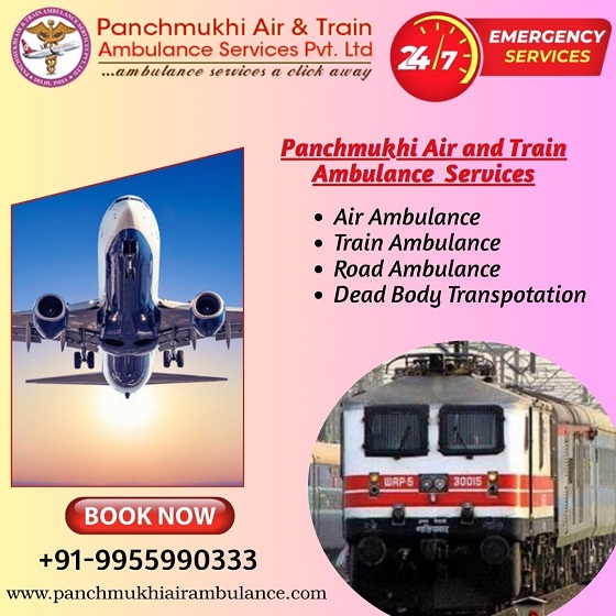 Get Protection of Travelling on the Company of a Skilled Medical Team at Panchmukhi’s Air Ambulance Bangalore