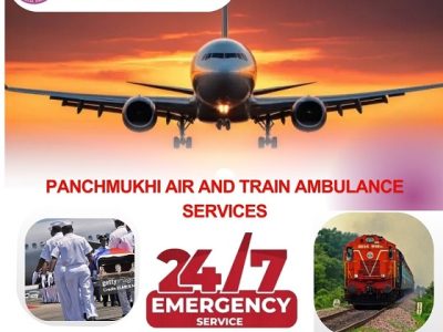 Book Panchmukhi Air and Train Ambulance Service in Allahabad with All Advanced Medical Tools