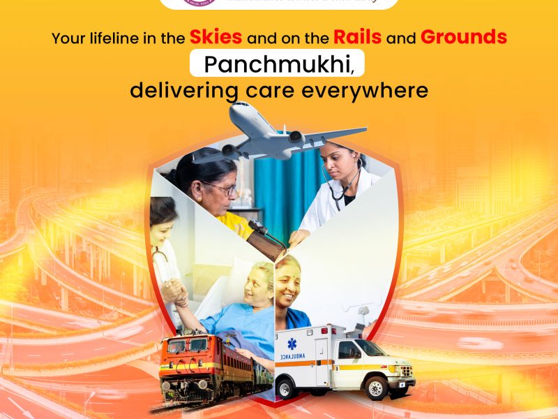 Panchmukhi Emergency Train Ambulance in Guwahati- guaranteed safety for the patients