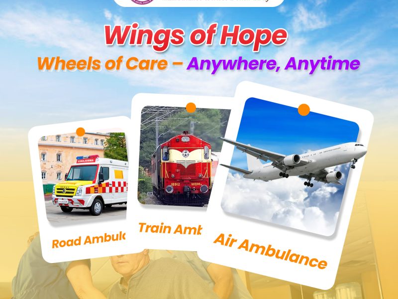 Panchmukhi ICU Train Ambulance in Ranchi- Assurance of critical care and intensive care