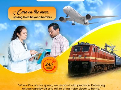 Panchmukhi Hi Tech Train Ambulance in Patna – swift and smooth booking Available