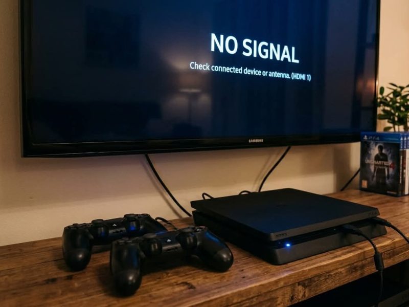 No signal, display on screen fix for Ps4