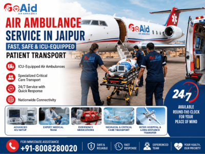 Air Ambulance Service in Jaipur – Fast & ICU-Equipped Patient Transport | GoAid