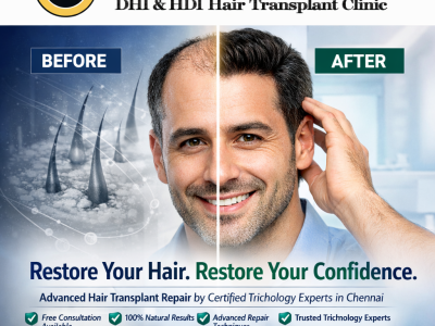Before & After Hair Transplant Results in Chennai | Restore Your Confidence