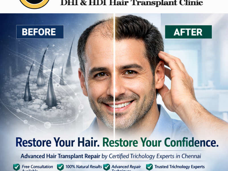 Before & After Hair Transplant Results in Chennai | Restore Your Confidence