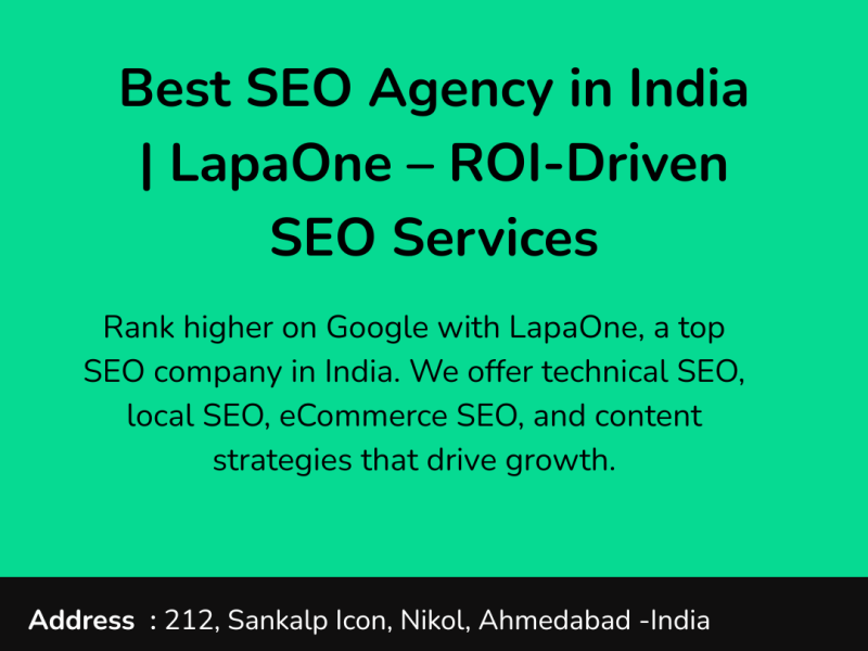 Best SEO Company in India | LapaOne SEO Services