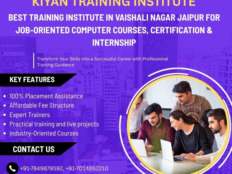 Best Training Institute In Vaishali Nagar, Jaipur | Kiyan Training Institute