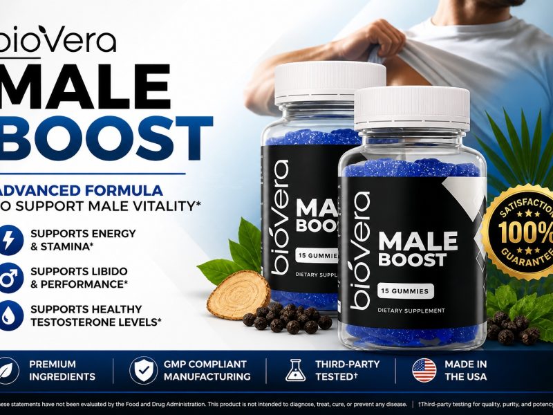 What ingredients are in BioVera Male Boost Gummies?