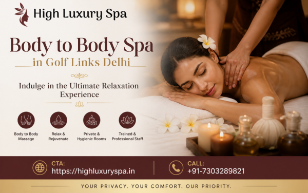 Body to Body Spa in Golf Links Delhi | High Luxury Spa Near You