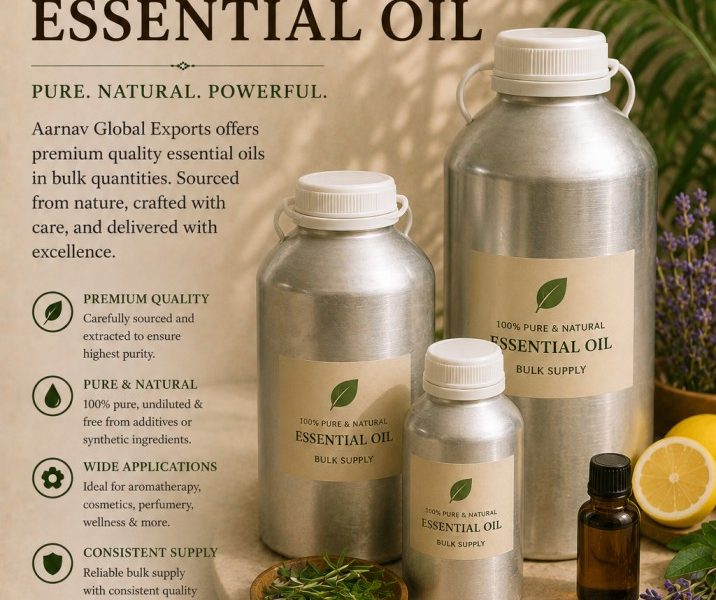 Bulk Essential Oil – Premium Quality Wholesale & Export Supply