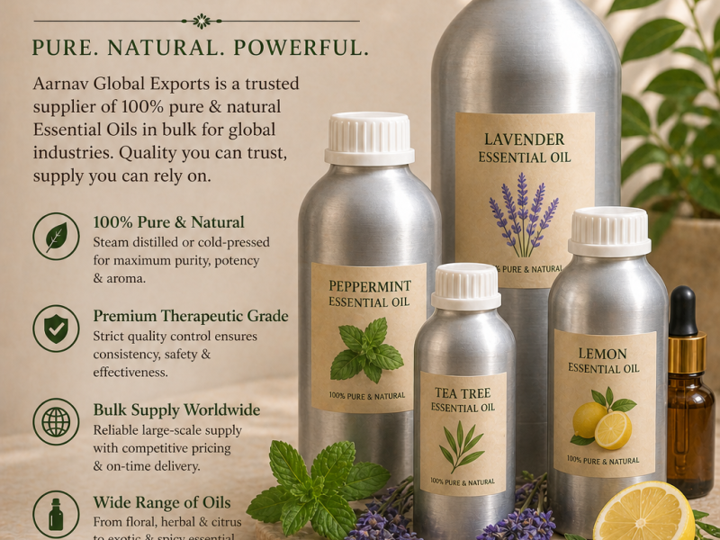 Bulk Essential Oil – Premium Quality Wholesale Supply