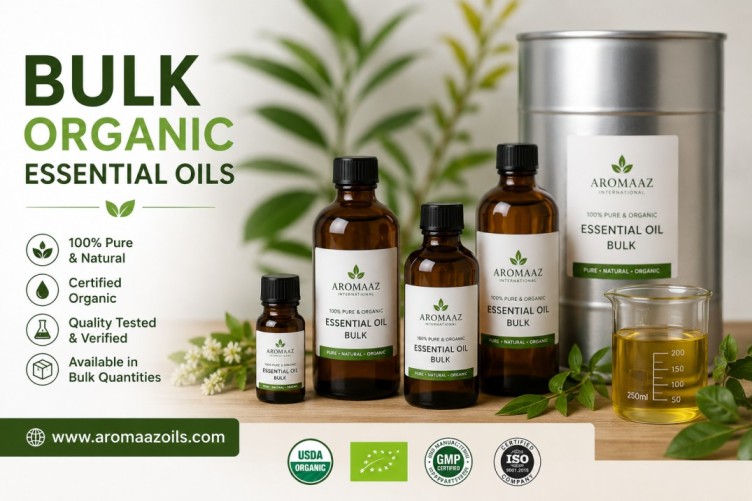Bulk Organic Essential Oils Supplier | Aromaaz Oils