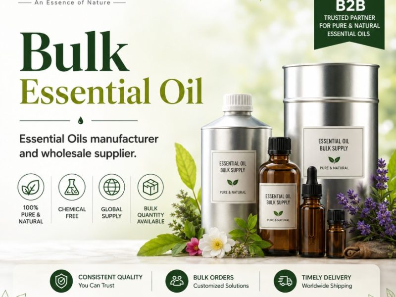 Bulk Essential Oil Supplier Pure and Natural Oils at Wholesale Prices