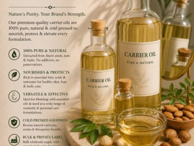 Carrier Oil – Pure & Natural Bulk Wholesale Supply
