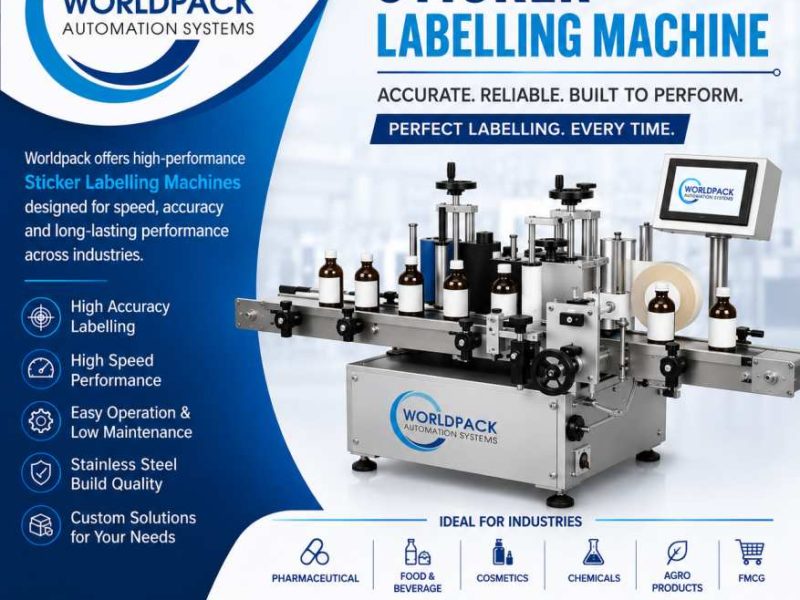 Worldpack Automation Systems – Sticker Labelling Machine