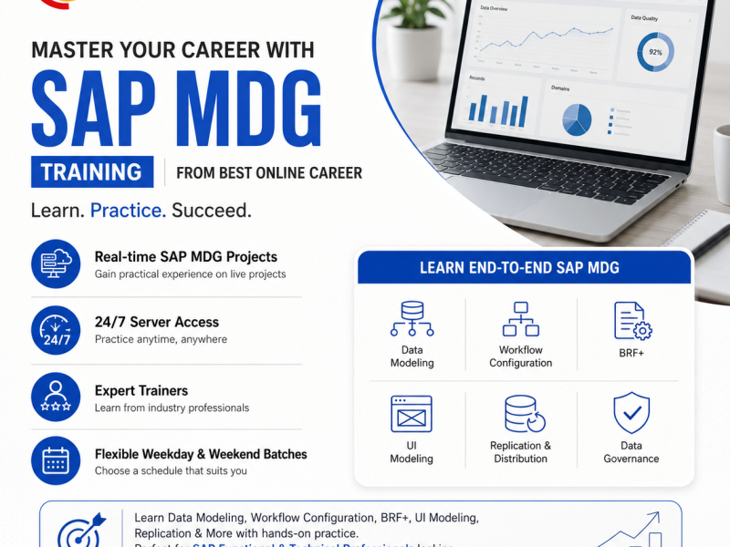 SAP MDG Training Online | Real-Time Projects & Expert Trainers